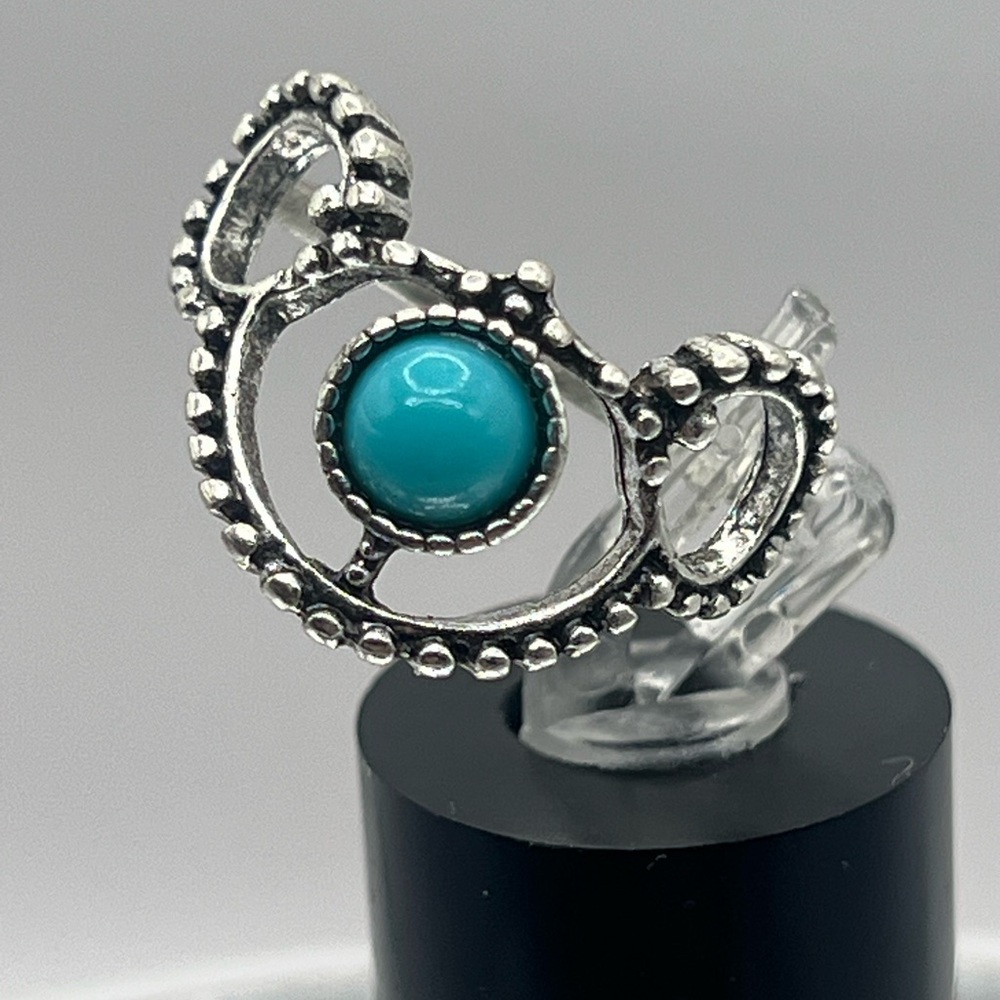 Brand New “Sleeping Beauty” Turquoise Silver Ring